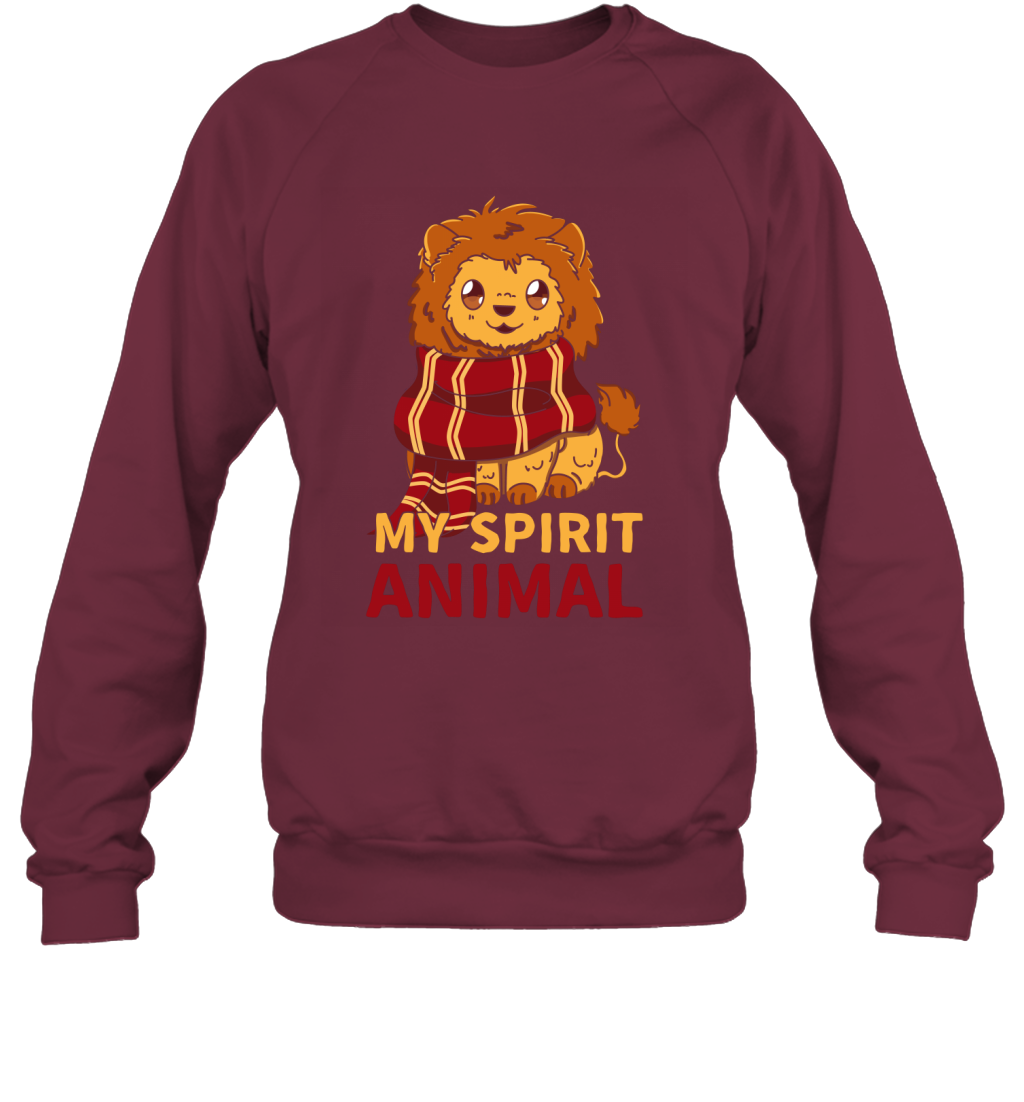 Gryffindor - My Spirit Animal Harry Potter Sweatshirt Sweatshirt Maroon