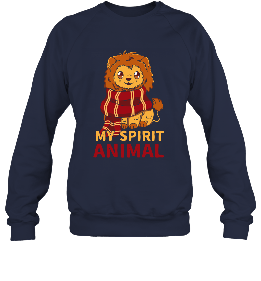 Gryffindor - My Spirit Animal Harry Potter Sweatshirt Sweatshirt Navy