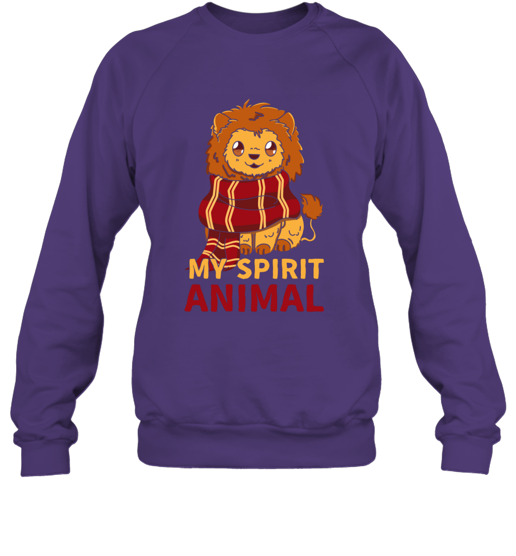 Gryffindor - My Spirit Animal Harry Potter Sweatshirt Sweatshirt Purple