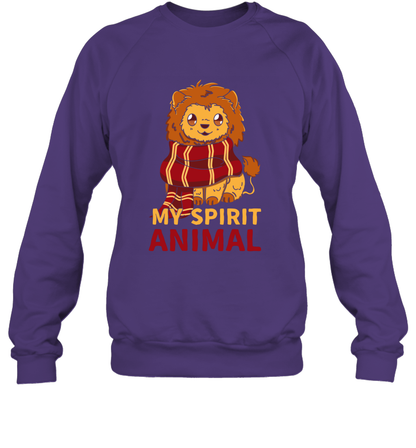 Gryffindor - My Spirit Animal Harry Potter Sweatshirt Sweatshirt Purple