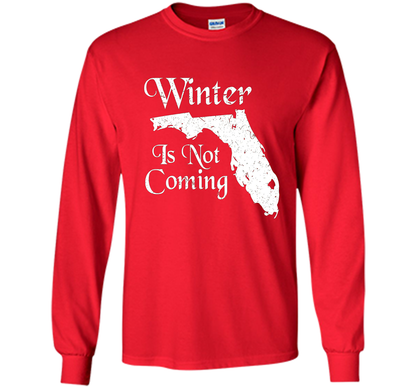 Florida T-shirt Winter Is Not Coming Red