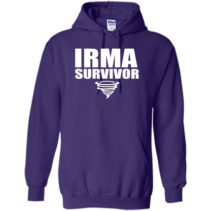 Hurricane Irma Survivor T-shirt Purple