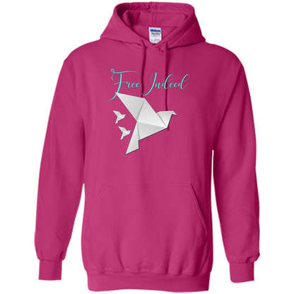 Free Indeed Origami Bird T-shirt Christian T-shirt Heliconia