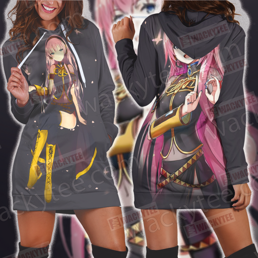 Megurine Luka 3D Hoodie Dress