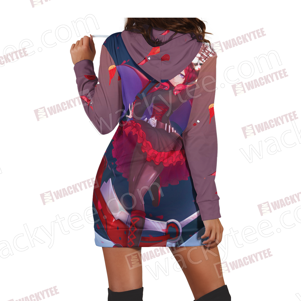 RWBY Ruby Rose 3D Hoodie Dress