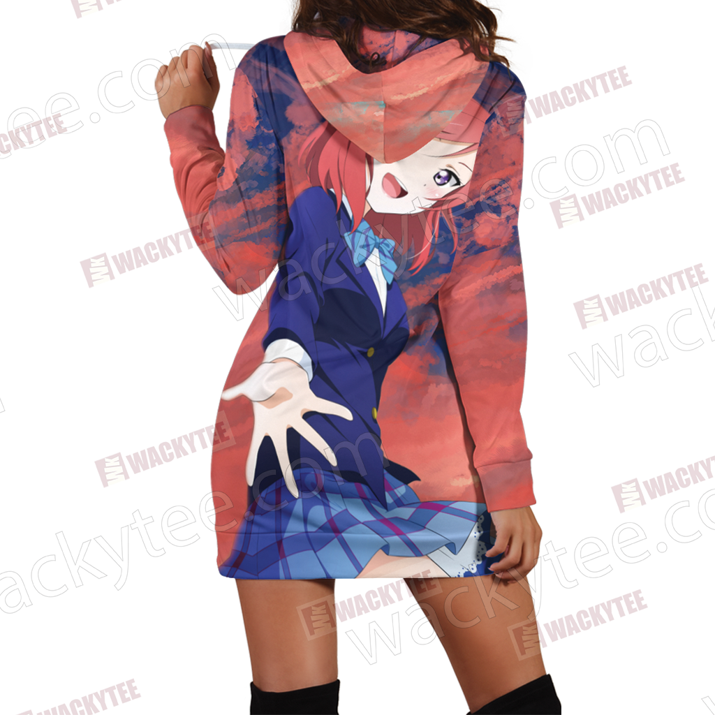 Love Live! Nishikino Maki 3D Hoodie Dress