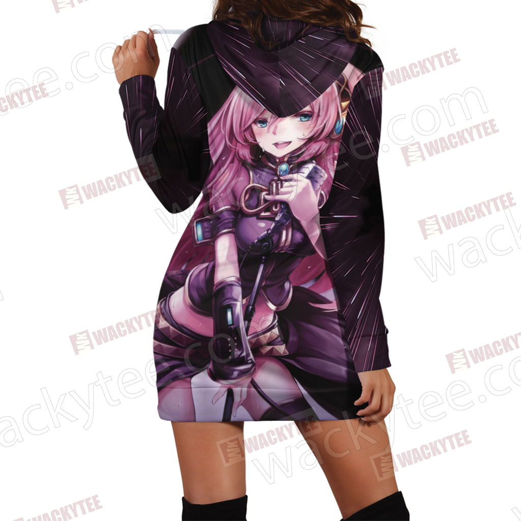 Megurine Luka New Look 3D Hoodie Dress