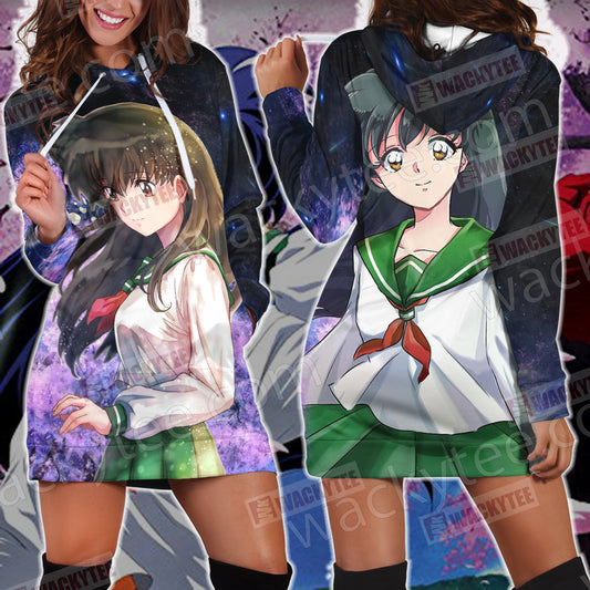 Inuyasha - Kagome New Look 3D Hoodie Dress