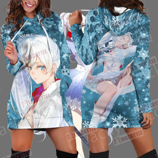 RWBY Weiss Schnee 3D Hoodie Dress