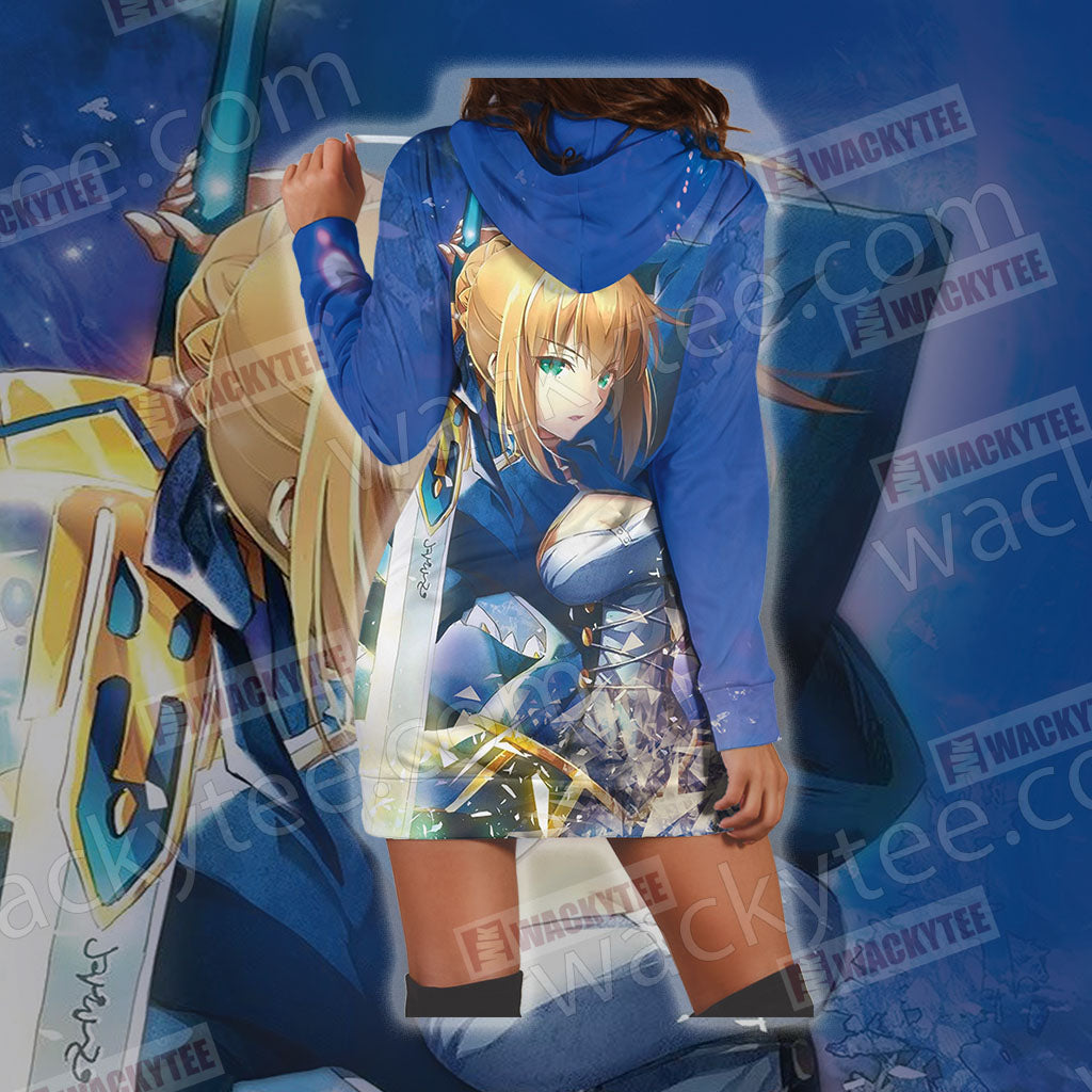 Fate/ Stay Night - Saber 3D Hoodie Dress