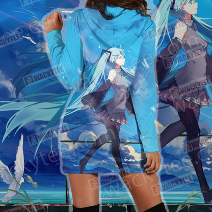 Hatsune Miku New Look 3D Hoodie Dress