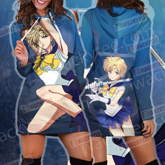 Sailor Moon Sailor Uranus 3D Hoodie Dress