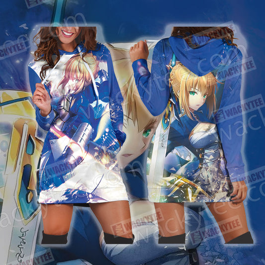 Fate/ Stay Night - Saber 3D Hoodie Dress