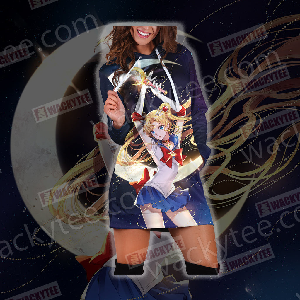 Sailor Moon New 3D Hoodie Dress