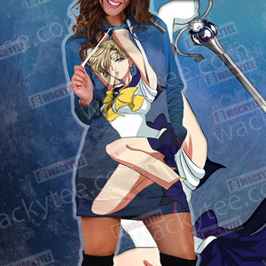 Sailor Moon Sailor Uranus 3D Hoodie Dress