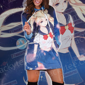 Sailor Moon Usagi Tsukino 3D Hoodie Dress