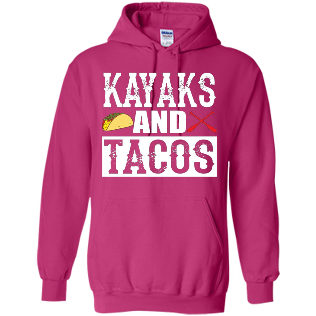 Funny Taco T-shirt Kayaks and Tacos Heliconia