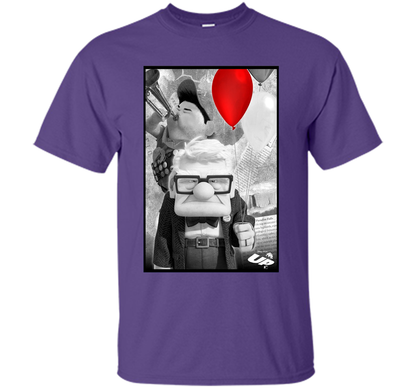 Disney Pixar UP Carl Russell T-shirt Purple