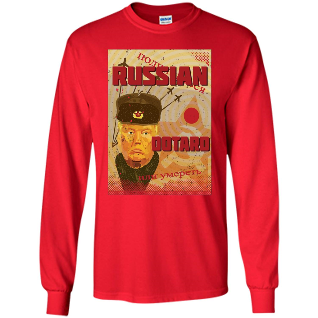 Funny President T-shirt Russian Dotard T-Shirt Red
