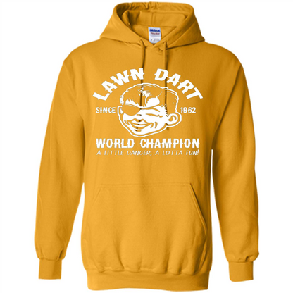 Lawn Dart Since 1962 World Champion Backyard Game T-shirt Gold