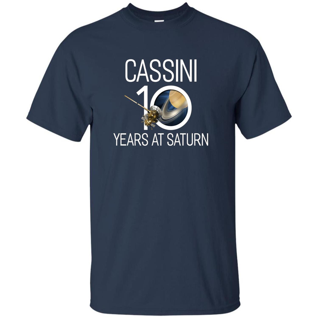Cassini 10 Years at Saturn T-shirt Navy
