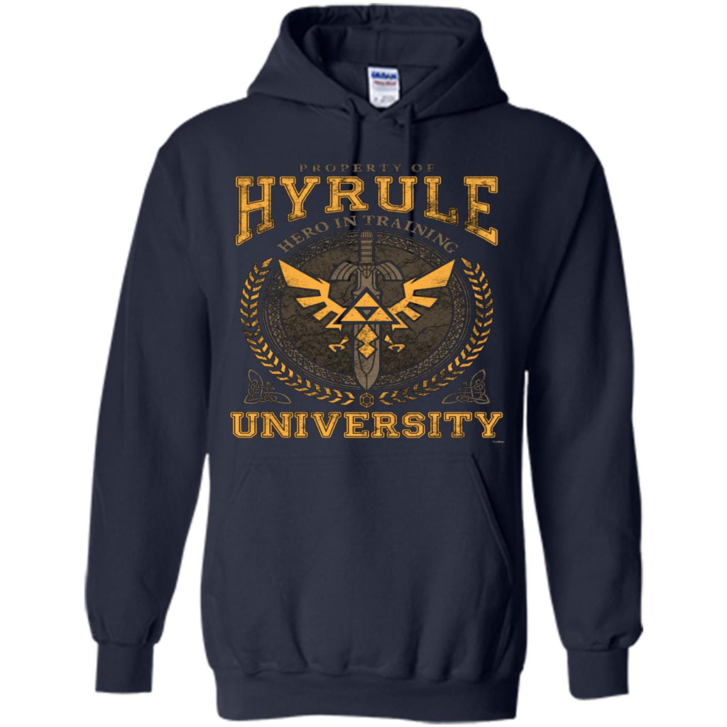 Property Of Hyrule Hero In Training Unicersity T-shirt Navy