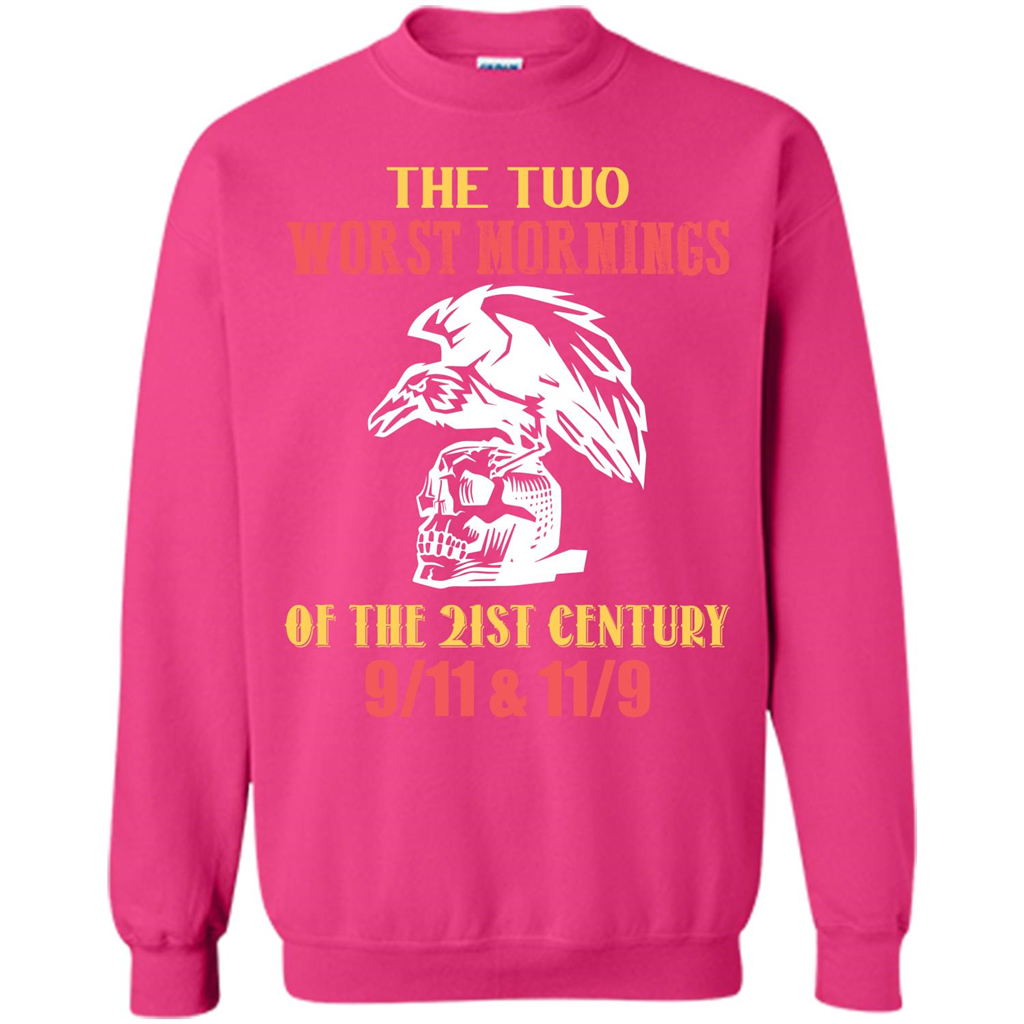 The Two Worst Mornings Of The 21st Century 9-11 and 11-9 T-shirt Heliconia