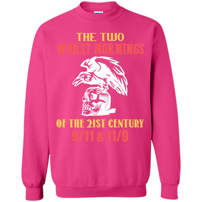 The Two Worst Mornings Of The 21st Century 9-11 and 11-9 T-shirt Heliconia