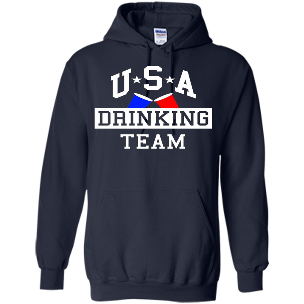 Independence Day T-shirt USA Drinking Team Navy