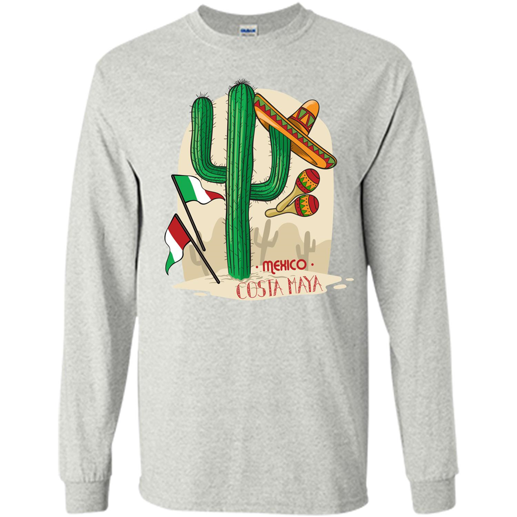 Summer T-shirt Mexico Costa Maya Ash