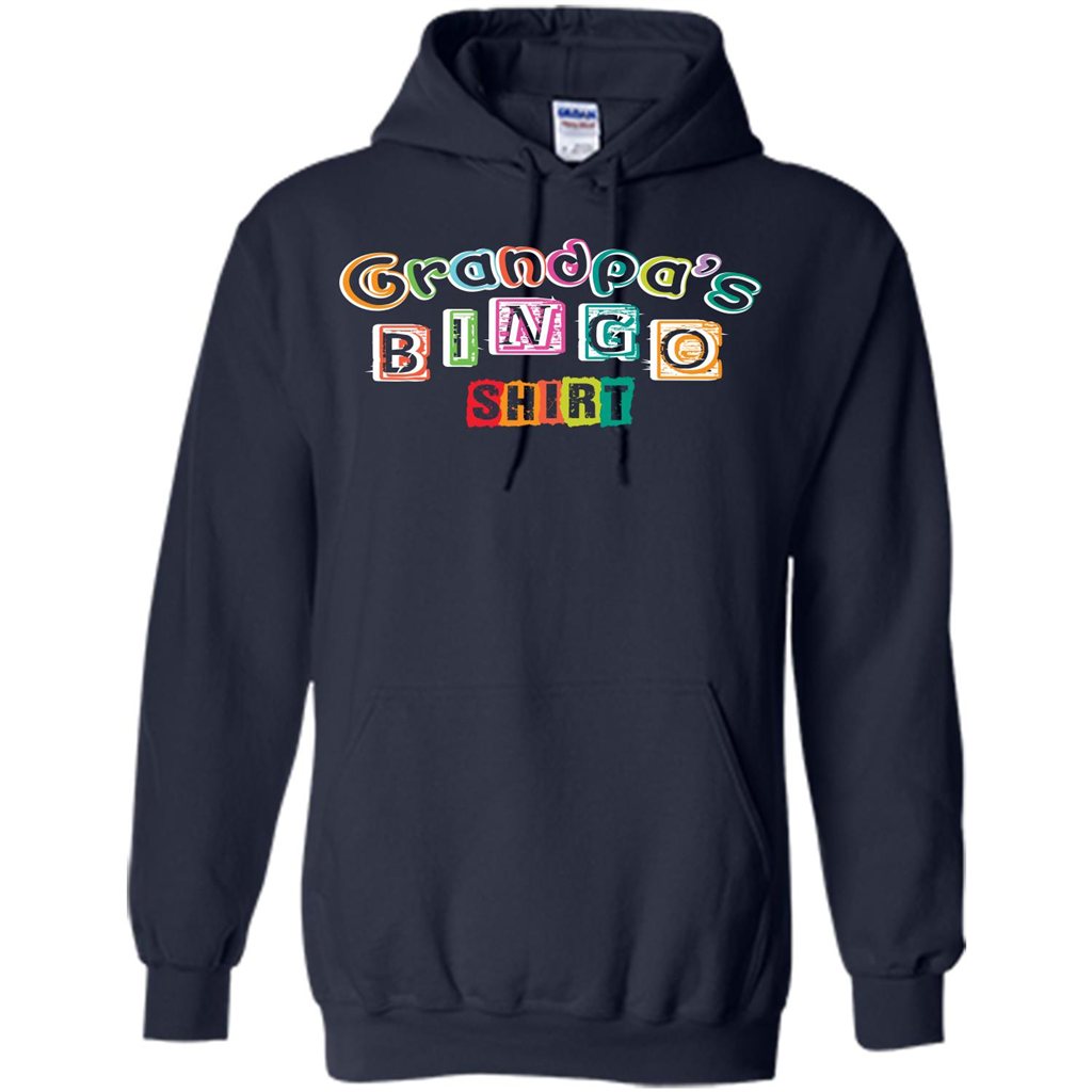 Papa T-shirt GrandpaŠ—Ès Bingo T-shirt Navy