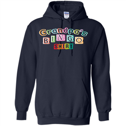 Papa T-shirt GrandpaŠ—Ès Bingo T-shirt Navy