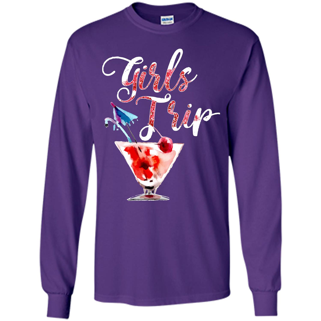 Wine T-shirt Girls Trip Wine Girls Purple