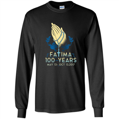Fatima 100 Years T-shirt Black