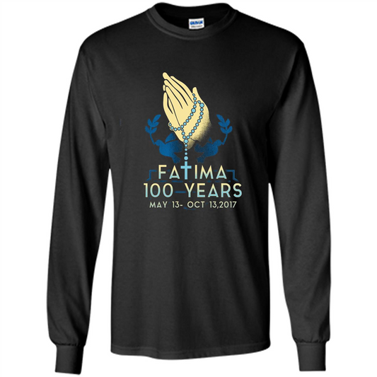 Fatima 100 Years T-shirt Black
