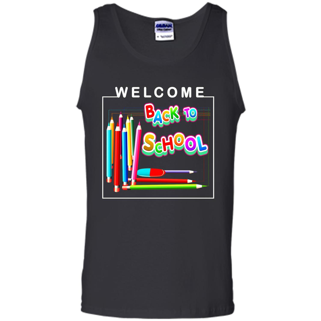 Welcome Back to School T-shirt School Day T-shirt Black