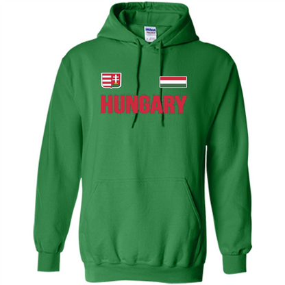 Flag of Hungary T-shirt Irish Green