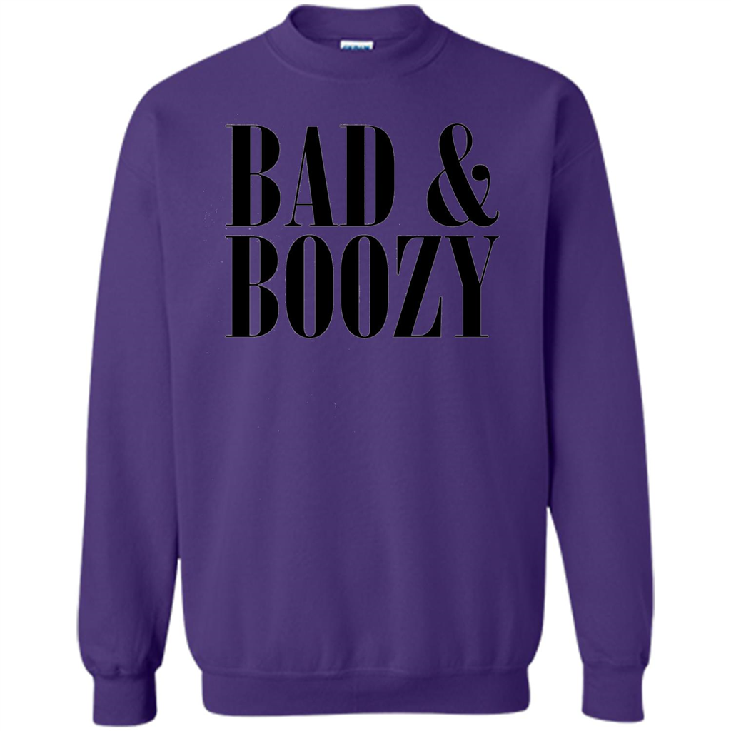 Bad And Boozy T-shirt Summer Beer Funny T-shirt Orange