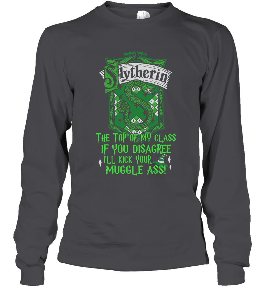 Harry Potter Quotes Slytherin Long Sleeve T-Shirt Long Sleeve T-Shirt Dark Heather