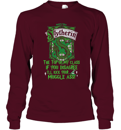 Harry Potter Quotes Slytherin Long Sleeve T-Shirt Long Sleeve T-Shirt Maroon