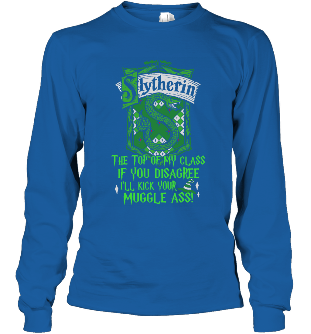 Harry Potter Quotes Slytherin Long Sleeve T-Shirt Long Sleeve T-Shirt Royal