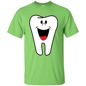 Happy Tooth Shirt Brushing Teeth T-shirt