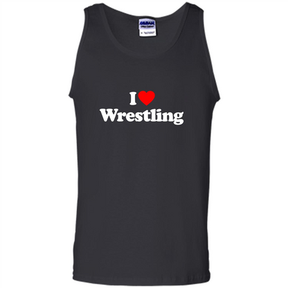 I Love Wrestling T-shirt Black
