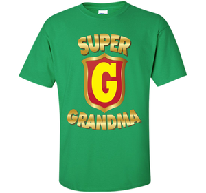 Super Grandma Superhero T-shirt Mother's Parents' Day cool shirt