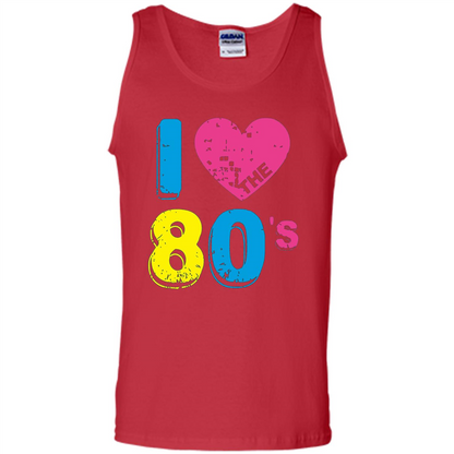 Vintage T-shirt I Love the 80's T-shirt Red