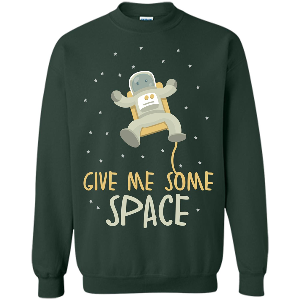 Astronaut T-shirt Give Me Some Space T-shirt Forest Green