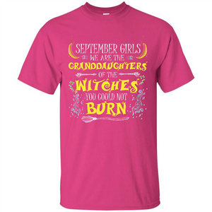 Halloween T-shirt September T-shirt Girls T-shirt