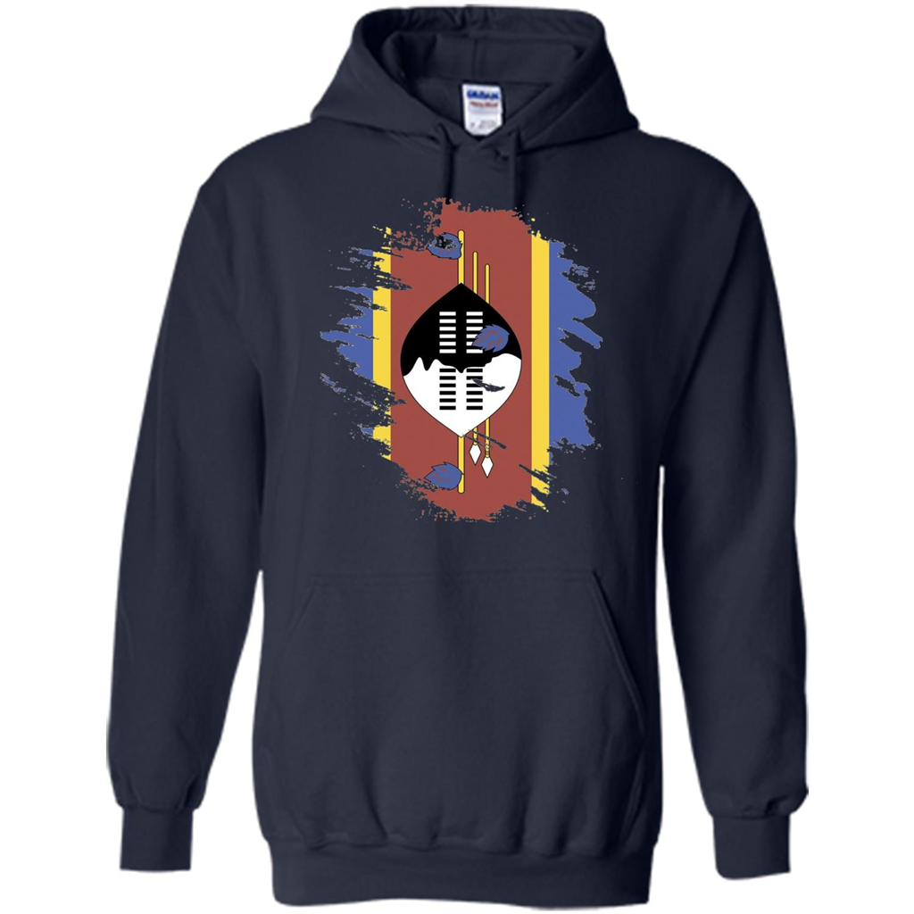 Flag of Swaziland T-shirt National Swaziland T-shirt Navy