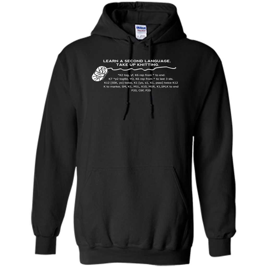 Funny Knitting T-shirt Knitting Gift Shirt Black