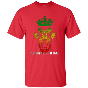 Lion Of Judah Rasta Reggae Roots T-shirt